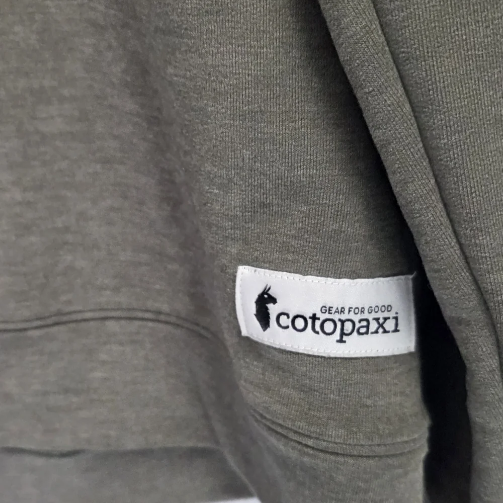 Cotopaxi Lozano Mens Quarter Zip Fleece Pullover Gray Size Medium - Picture 2 of 6